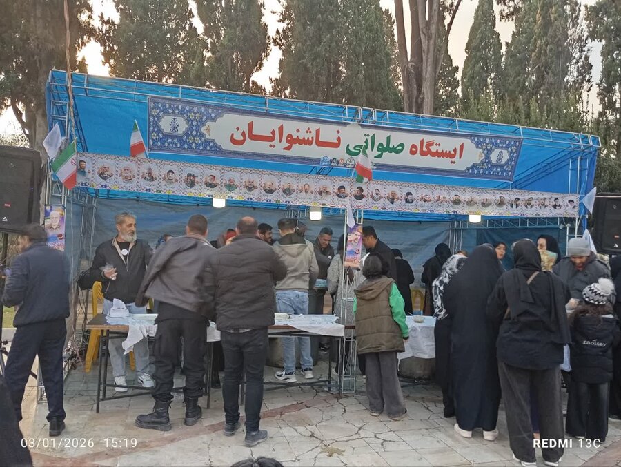 توزیع ۶۰۰۰ظرف آش بمناسبت ششمین سالگرد شهادت  سرداردلها حاج قاسم سلیمانی