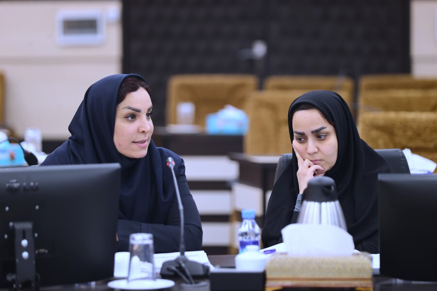 نشست کارکنان دفتر زنان و خانواده با رئیس سازمان بهزیستی