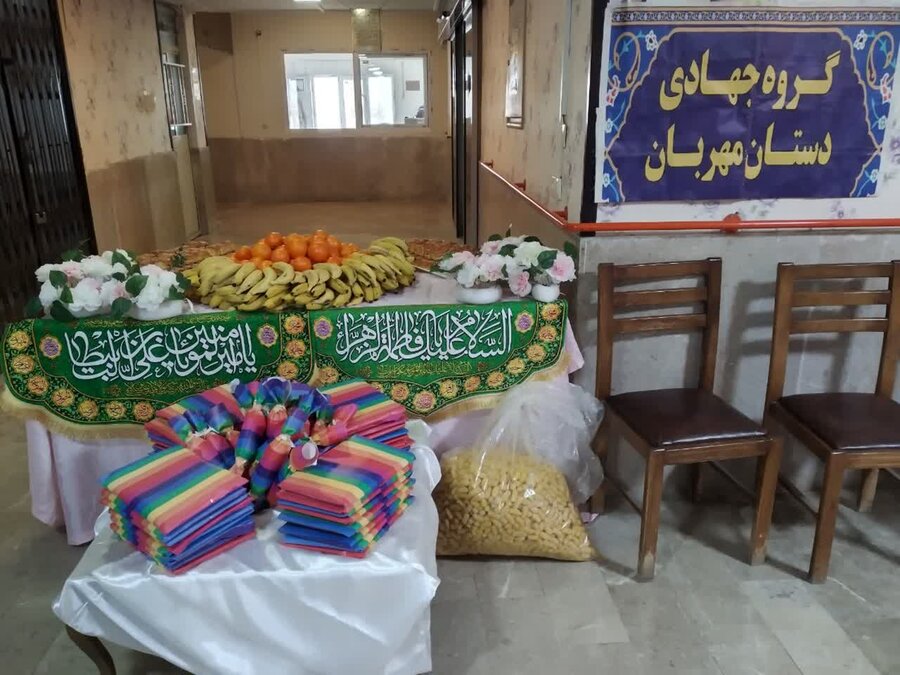 برگزاری جشن عقد در مرکز سالمندان ملایر به مناسبت میلاد حضرت علی(ع) و روز پدر