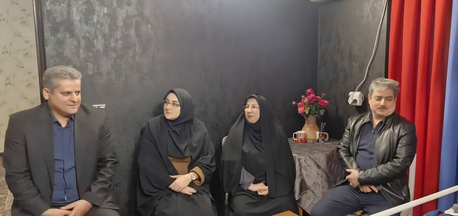 بازدید میدانی سرپرست اداره کل بهزیستی مازندران از منزل فرد دارای معلولیت در ساری

