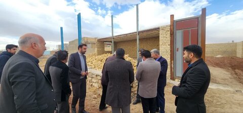 بازدید مسئولان استانی از پروژه‌های مسکن در حال تکمیل مددجویان بهزیستی در کبودرآهنگ