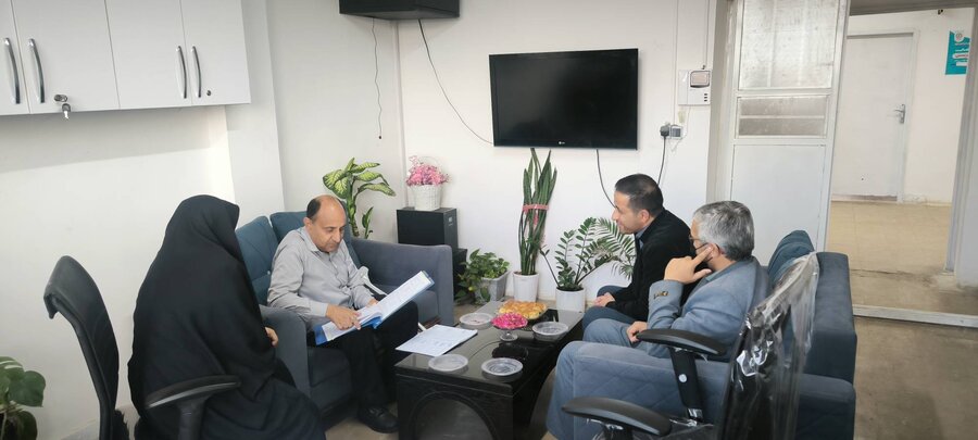 مرودشت|بازدید معاون سیاسی اجتماعی امنیتی فرمانداری ویژه از مراکز شبانه روزی توانبخشی بهمن و رضوان