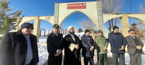 گزارش تصویری| غبارروبی مزار شهدای شهرستان چاراویماق