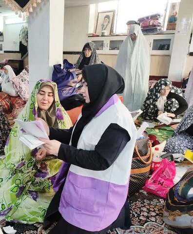 کلاله | حضور گشت سیار اورژانس اجتماعی بهزیستی در جمع معتکفین کلاله ای