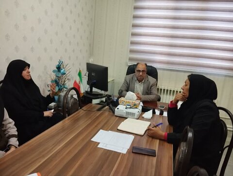 گزارش تصویری| جلسه هماهنگی با حوزه توانبخشی شهرستان بستان آباد