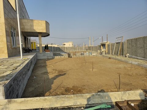 گزارش تصویری| بازدید از ساختمان در حال احداث بخشداری سیه رود شهرستان جلفا