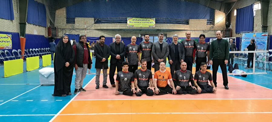 تیم والیبال نشسته گلستان جام قهرمانی را به خانه برد/ تیم قزوین در رده دوم ایستاد