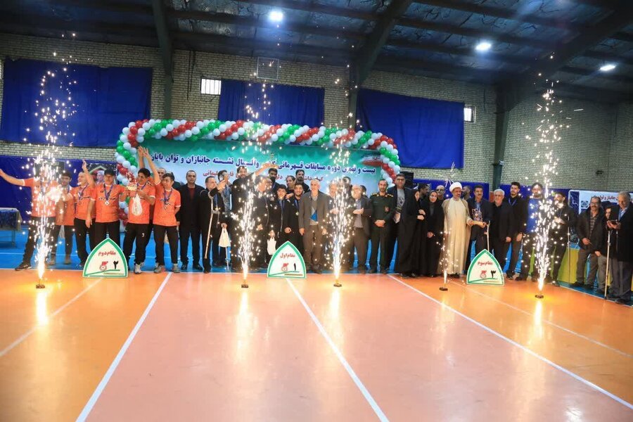 تیم والیبال نشسته گلستان جام قهرمانی را به خانه برد/ تیم قزوین در رده دوم ایستاد