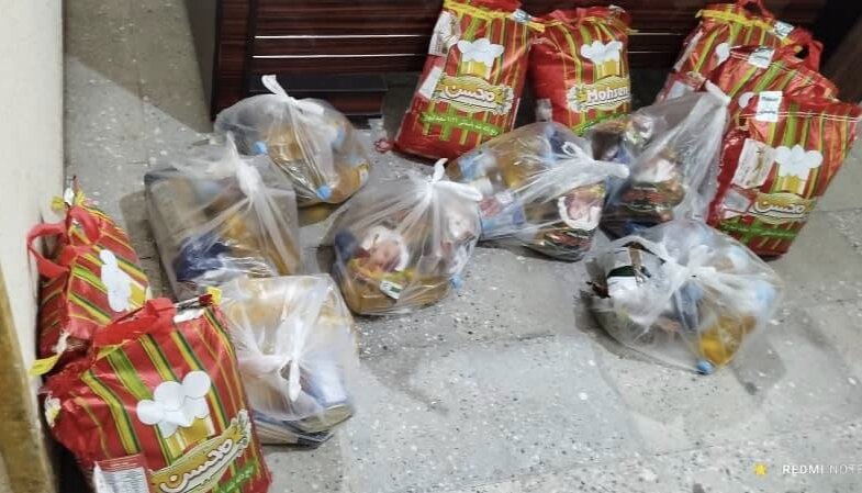 اهدای ۱۰۰بسته معیشتی به مددجویان بهزیستی امیدیه