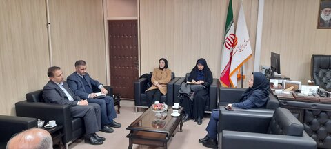 گزارش تصویری| اعضای فدراسیون ورزشی جانبازان و معلولین با مدیرکل بهزیستی استان زنجان دیدار کردند