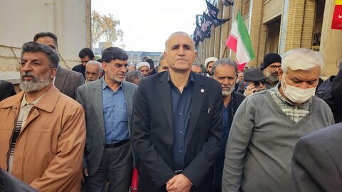 گزارش تصویری|حضور سرپرست و کارکنان بهزیستی فارس در مراسم تشییع شهدای امنیت