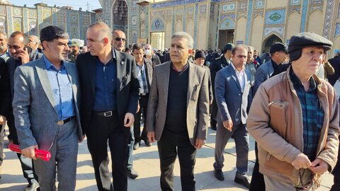 گزارش تصویری|حضور سرپرست و کارکنان بهزیستی فارس در مراسم تشییع شهدای امنیت