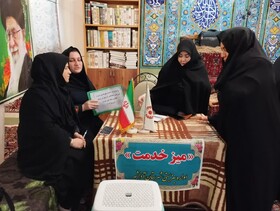 گزارش تصویری| حضور رئیس اداره بهزیستی آذرشهر در میز خدمت جهادی بخش مرکزی