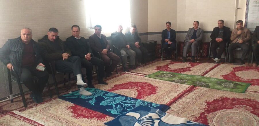 حضور رئیس اداره بهزیستی ملکان در جلسه مدیریت محله محور محله آببره