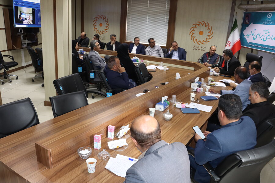 جلسه هماهنگی اجرای پویش سلام محله  در بهزیستی خوزستان برگزار شد