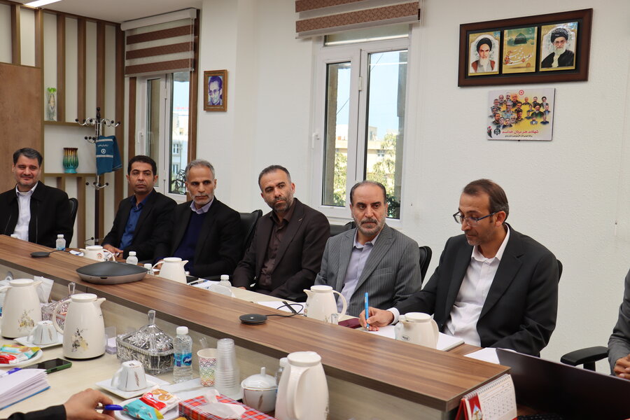 برگزاری اولین جلسه شورای راهبردی بهزیستی استان  با حضور معاون سرمایه انسانی و نوسازی اداری بوشهر