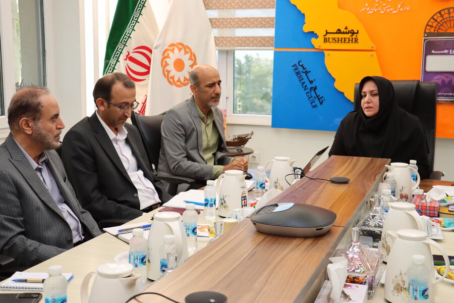 برگزاری اولین جلسه شورای راهبردی بهزیستی استان با حضور معاون سرمایه انسانی و نوسازی اداری بوشهر