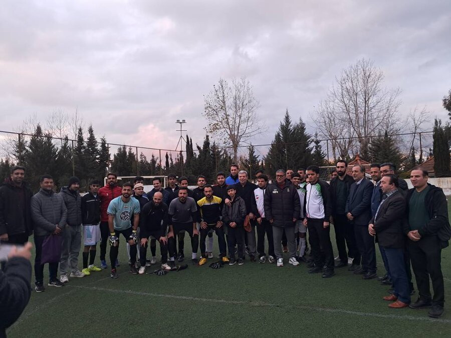 دیدار رئیس سازمان بهزیستی با تیم فوتبال نابینایان