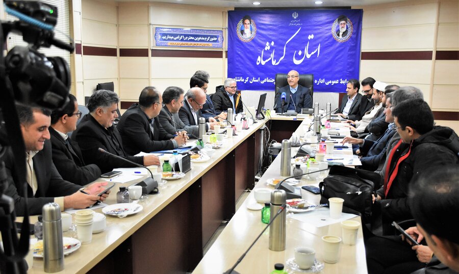 نشست شورای رفاه استان کرمانشاه