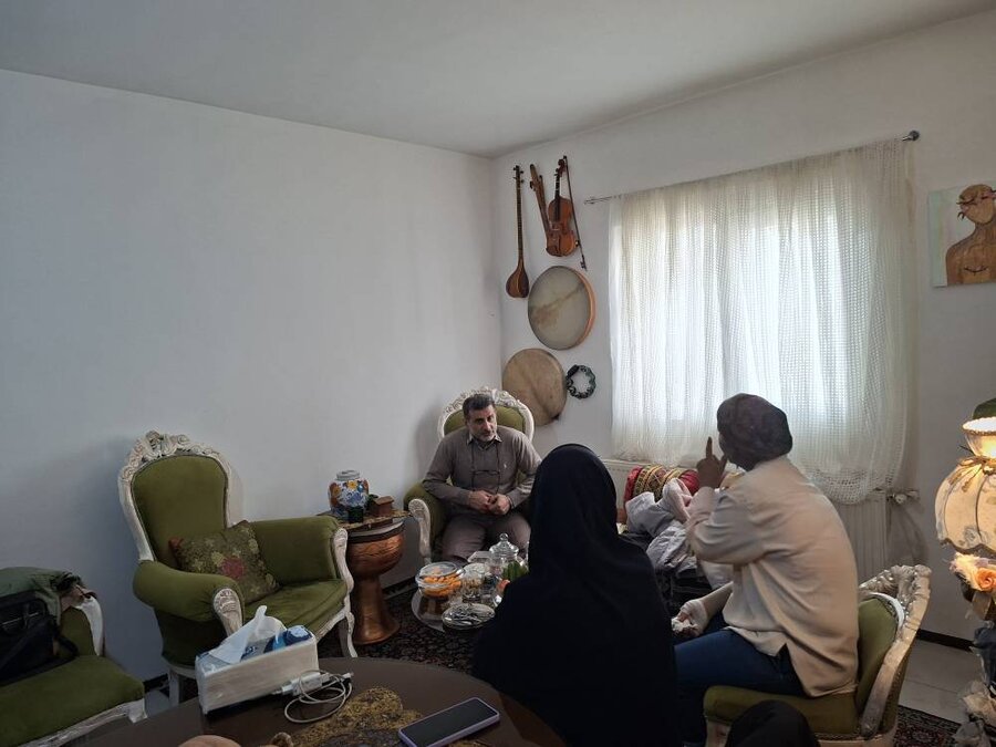 پردیس | بازدید کارشناسان کشوری واستانی از منزل مددجو