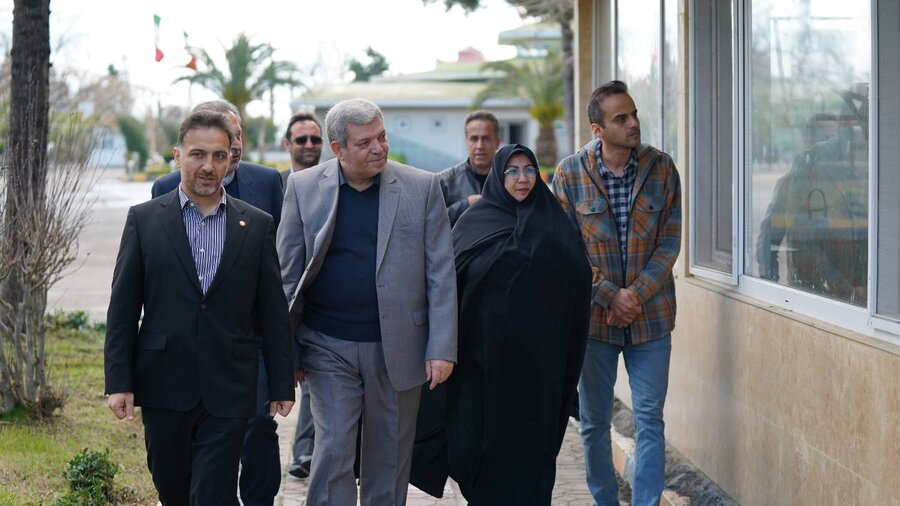 بازدید رئیس سازمان بهزیستی کشور از مجتمع فرهنگی ورزشی شهید عظیمی بابلسر 