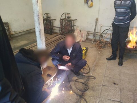 گزارش تصویری| برگزاری دوره‌ آموزشی جوشکاری برای مددجویان بهزیستی تویسرکان