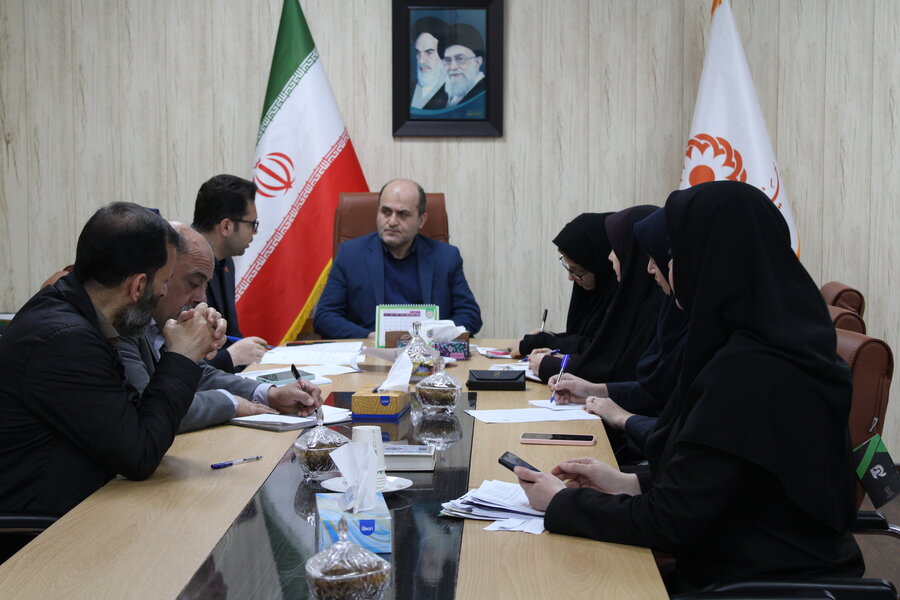 نشست بررسی موانع تکمیل پروژه ۴۸ واحدی مسکن مهر مددجویان بهزیستی شهرستان شفت