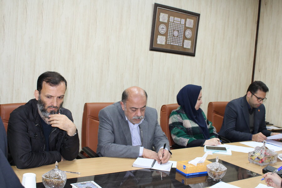 نشست بررسی موانع تکمیل پروژه ۴۸ واحدی مسکن مهر مددجویان بهزیستی شهرستان شفت