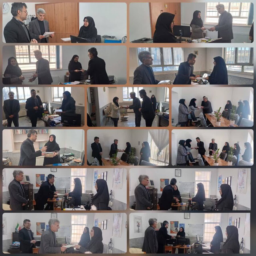 مراسم تجلیل از مددکاران اداره بهزیستی شهرستان فردوس بمناسبت روز مددکار صورت گرفت