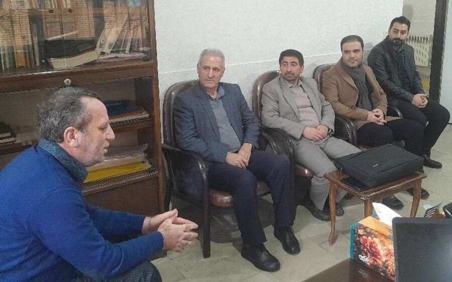 تکریم و معارفه رابط حراست بهزیستی شهرستان میاندوآب