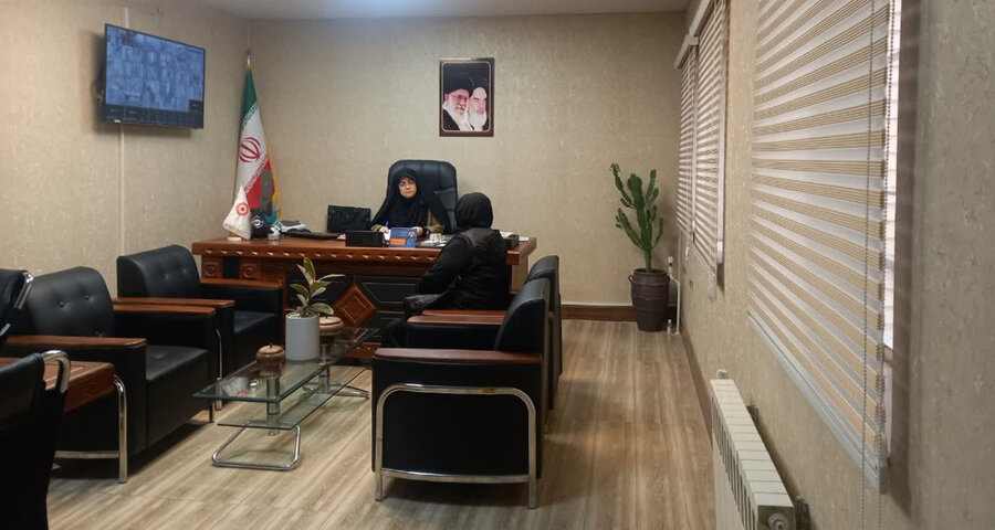 ساوجبلاغ | در راستای تحقق اصل تکریم ارباب رجوع / ملاقات مردمی رئیس بهزیستی با جامعه هدف