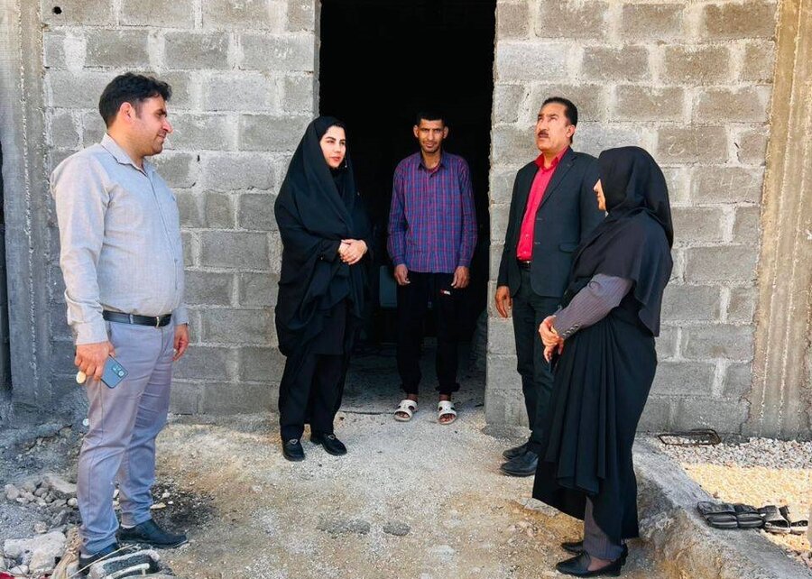 عسلویه | بررسی میدانی ساخت مسکن مددجویان در روستاهای ساحلی