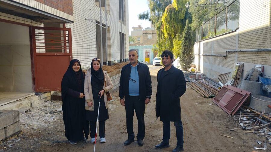 چهارمین بازدید میدانی از مدرسه استثنائی خیرساز «سعادت» با محوریت مناسب‌سازی ودسترس‌پذیری