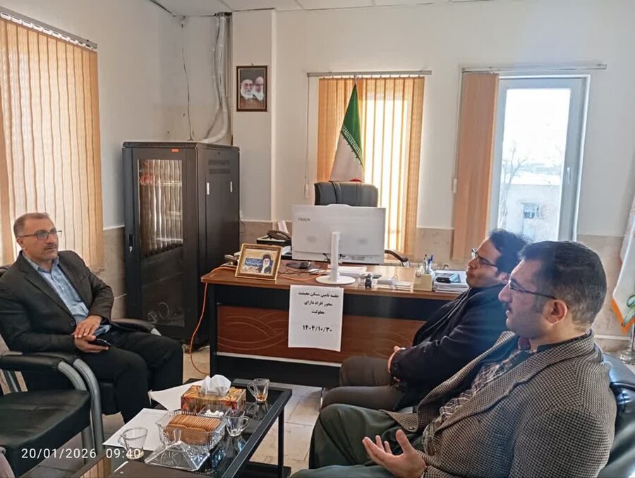 جلسه بررسی وضعیت مسکن افراد دارای معلولیت در دهگلان برگزار شد