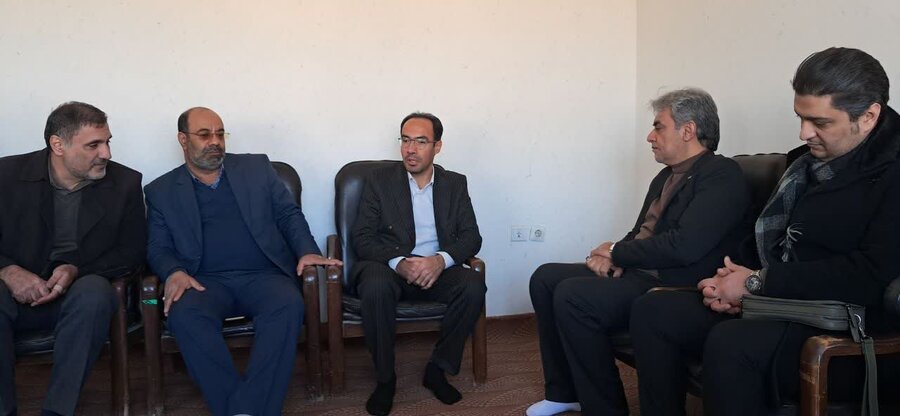 دیدار مدیرکل بهزیستی قم با امام جمعه و مسولین بخش خلجستان