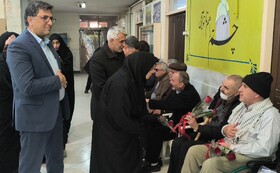 گزارش تصویری| بازدید از آسایشگاه شهید مطهری به مناسبت روز جانباز