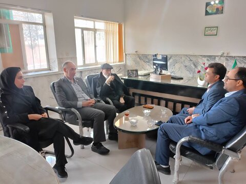 دیدار کارشناس مسئول مراکز مثبت زندگی بهزیستی خراسان جنوبی از بهزیستی شهر دیهوک