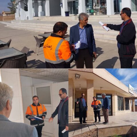 ارزیابی میدانی مناسب‌سازی مجتمع بین‌راهی نگین دیهوک توسط مسئول نمایندگی بهزیستی و جانشین اداره راهداری و حمل و نقل جاده ای دیهوک