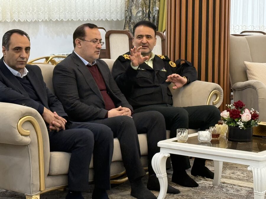 دیدار صمیمانه مسئولان استان یزد با فرزندان خانه بهار به مناسبت اعیاد شعبانیه