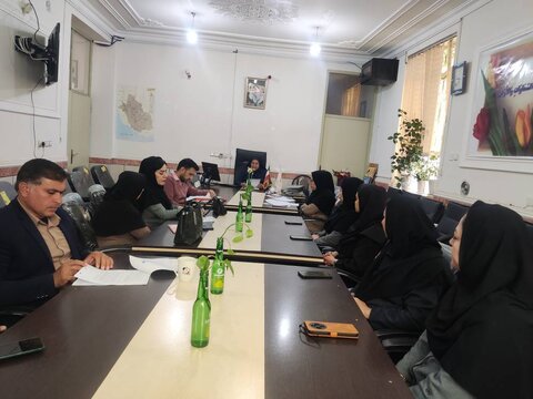 قیر و کارزین|جلسه  هم اندیشی پیرامون پویش سلام محله در بهزیستی قیروکارزین برگزارشد.