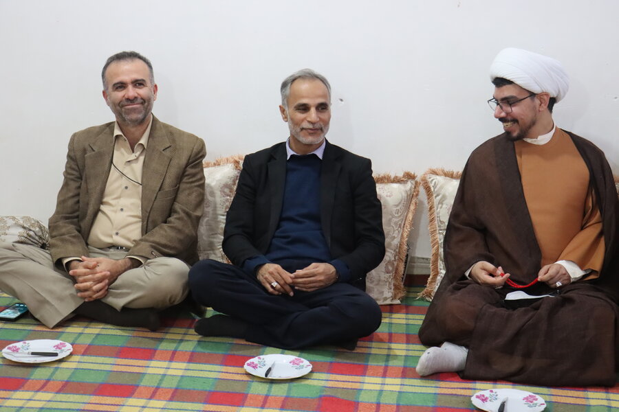 دیدار مدیرکل بهزیستی استان با جانباز سرافراز بهزیستی محمدعلی زنده‌بودی به مناسبت روز جانباز