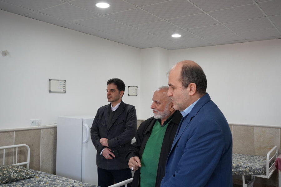 تجلیل از جانبازان آسایشگاه معلولین و سالمندان گیلان