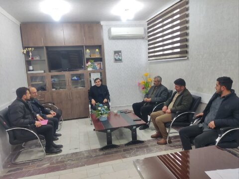 بیله سوار| نشست مشترک اداره بهزیستی و خیرین مسکن ساز در بهزیستی شهرستان بیله‌ سوار