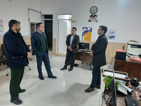 اصلاندوز| بازدید فرماندار به همراه جانشین فرمانده سپاه از اداره بهزیستی شهرستان اصلاندوز