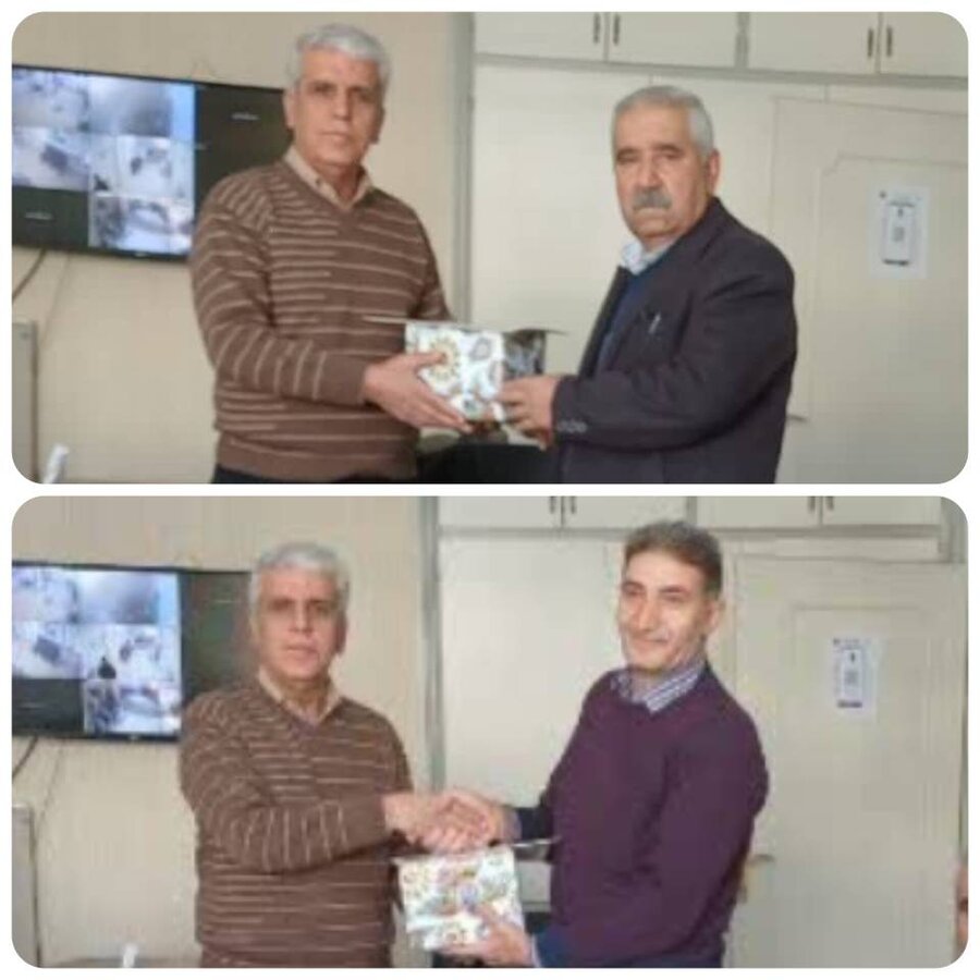 تجلیل از جانبازان شاغل در بهزیستی ماکو