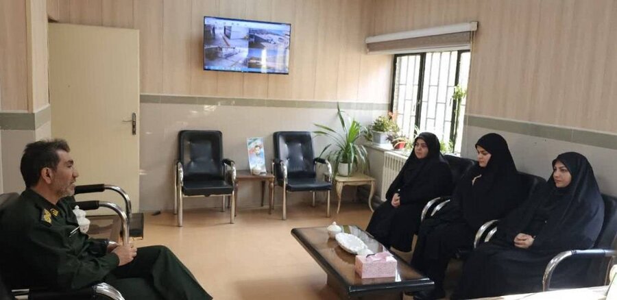 جلسه تعامل بهزیستی با معاونت اجتماعی ناحیه مقاومت بسیج سپاه شاهین دژ