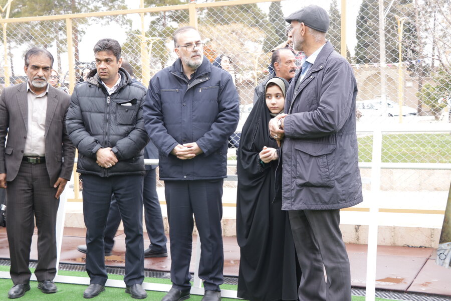 آیین پایان بهسازی بوستان “عصای سفید” در کرمان برگزار شد