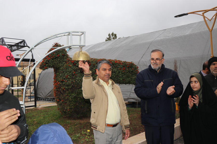 آیین پایان بهسازی بوستان “عصای سفید” در کرمان برگزار شد