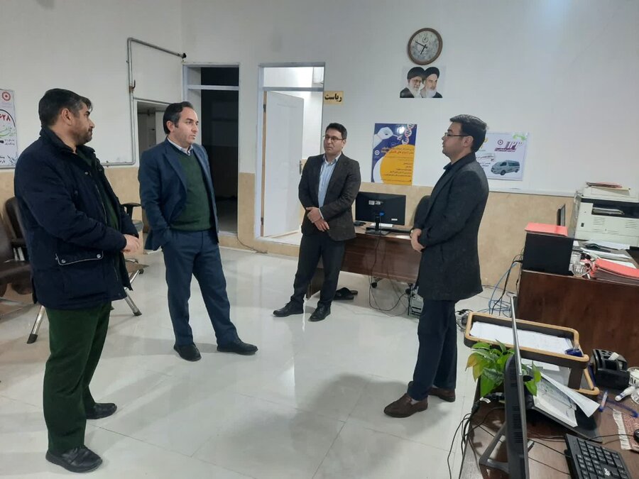 اصلاندوز| بازدید فرماندار به همراه جانشین فرمانده سپاه از اداره بهزیستی شهرستان اصلاندوز