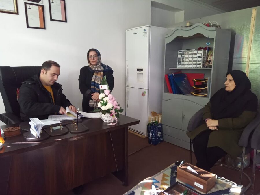 نمین| بازدید رئیس اداره بهزیستی شهرستان نمین از کمپ ترک اعتیاد رهایی